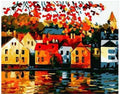 Colorful Village-DIY Digital Painting Kit