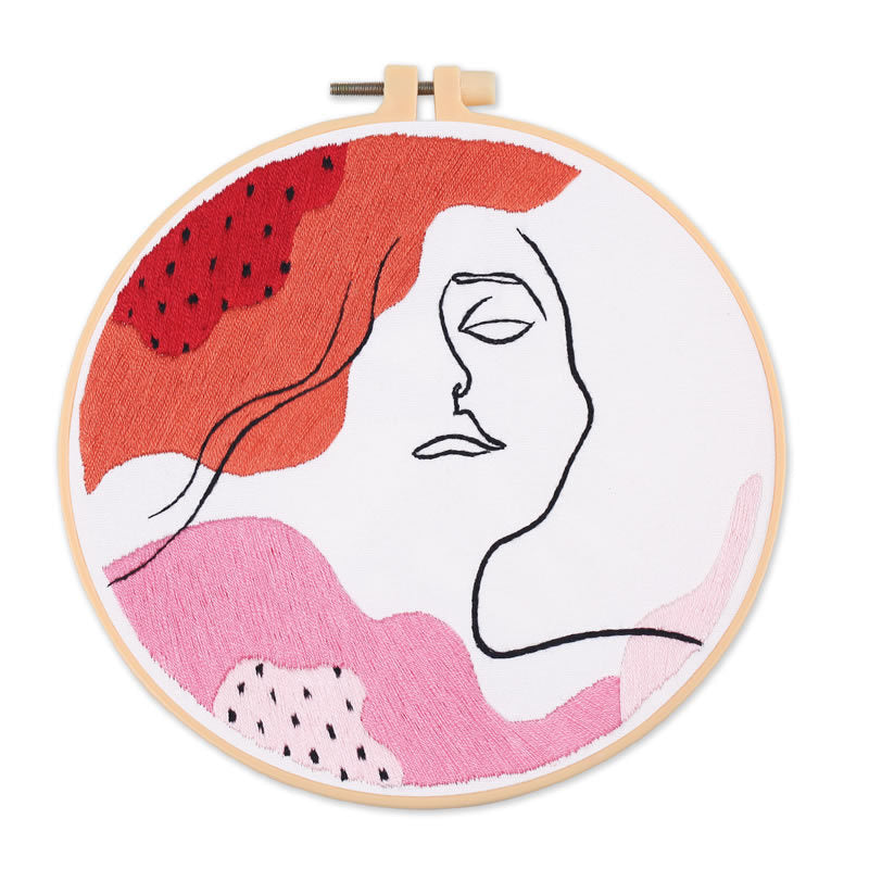 Art Embroidery Diy Embroidery Kit Punch Needle