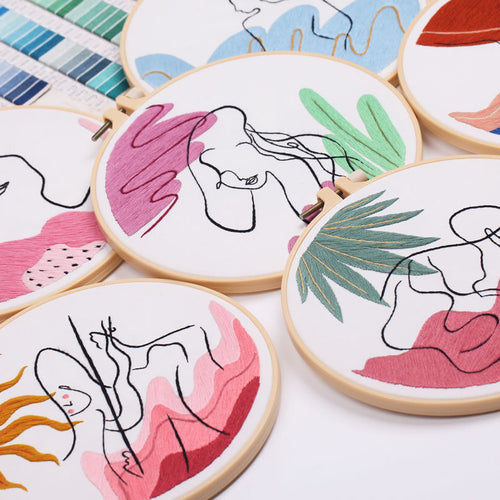 Art Embroidery Diy Embroidery Kit Punch Needle