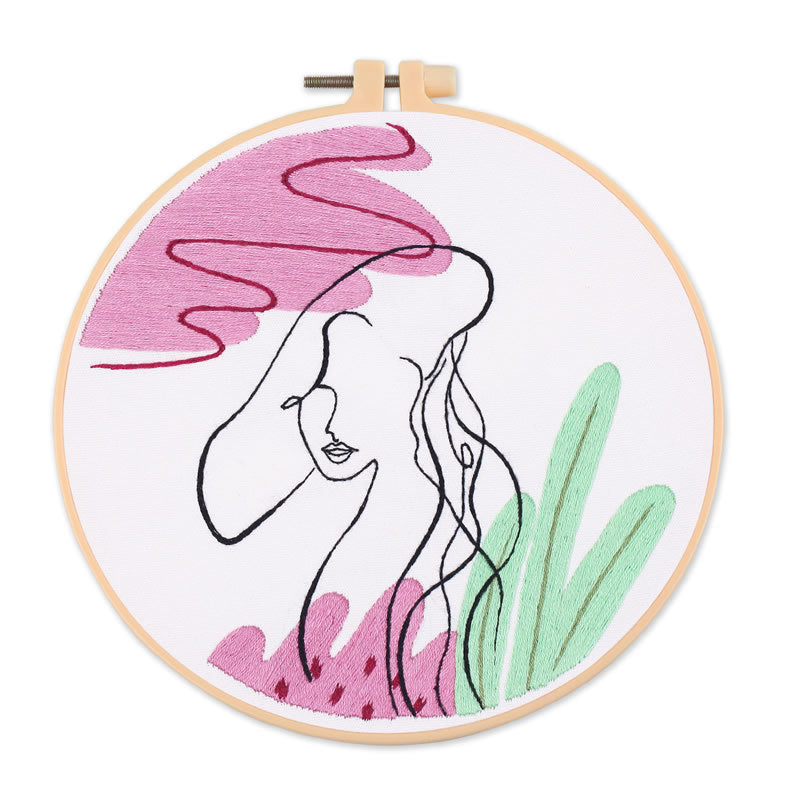 Art Embroidery Diy Embroidery Kit Punch Needle