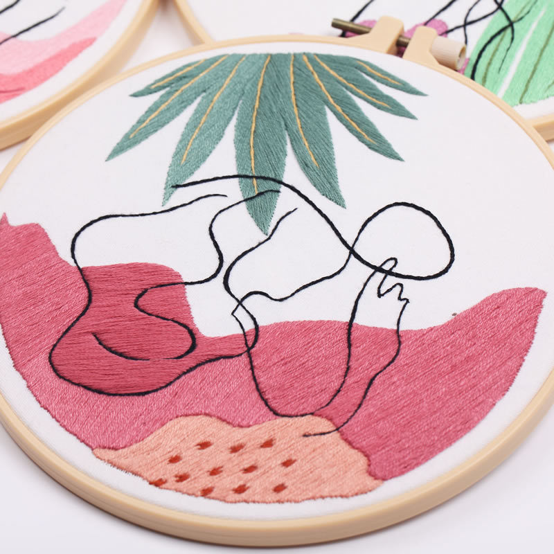Art Embroidery Diy Embroidery Kit Punch Needle