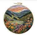 Embroidery Diy Handmade Cloth Art Material Kit Kit