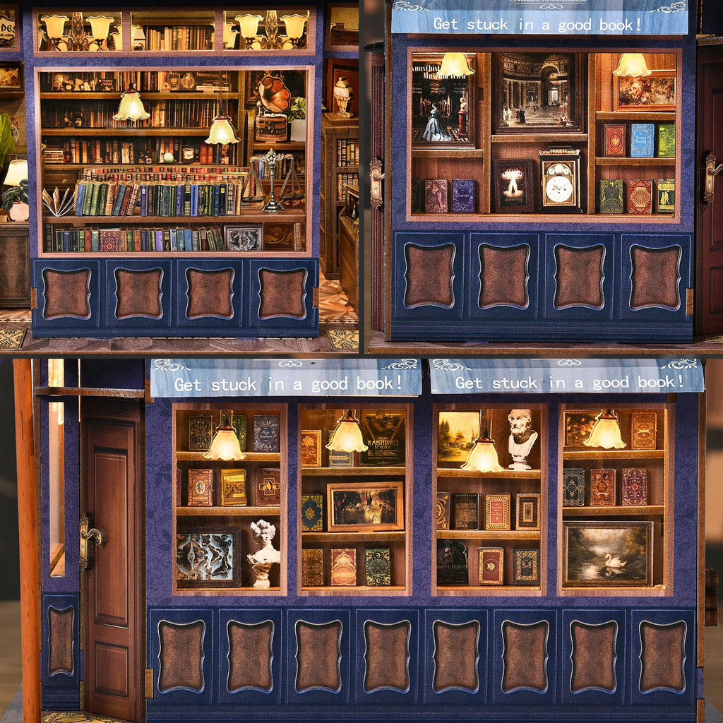 Notting Hill Bookstore DIY Cottage Model Bookend 3D Puzzle