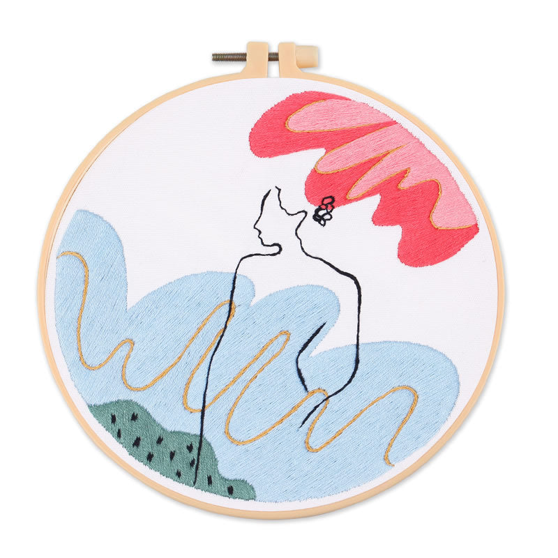 Art Embroidery Diy Embroidery Kit Punch Needle