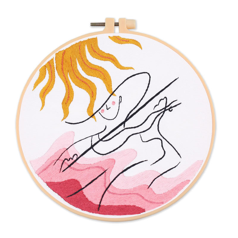 Art Embroidery Diy Embroidery Kit Punch Needle