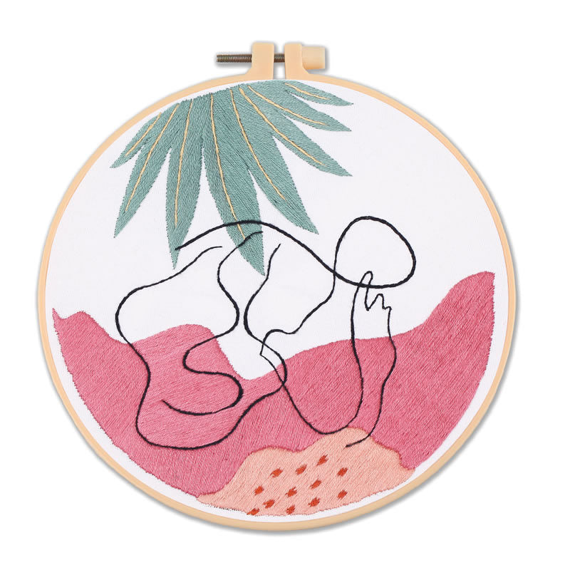 Art Embroidery Diy Embroidery Kit Punch Needle