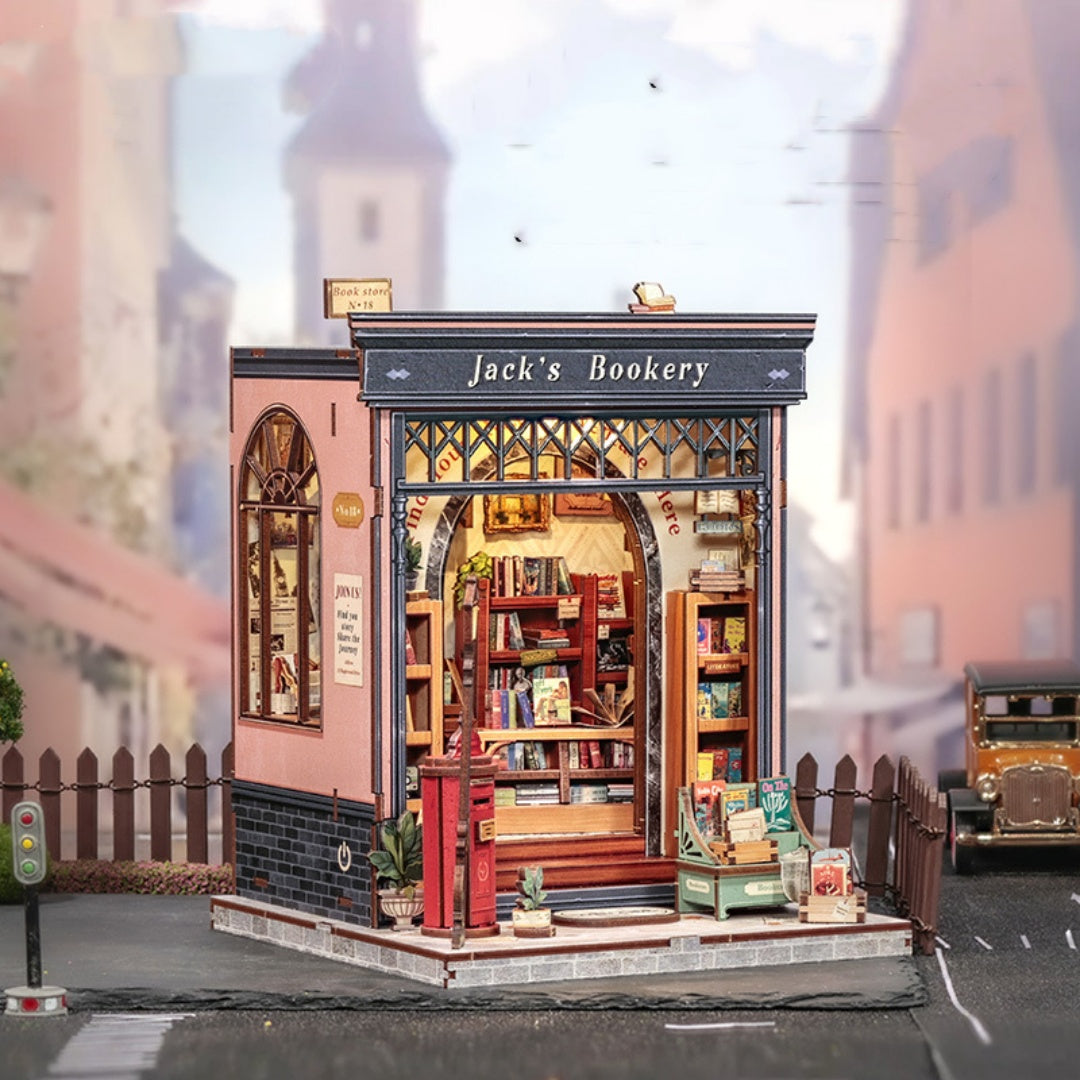 Creative DIY Wooden Miniature Scene Cottage 3D Stereo Hand-assembled Toys