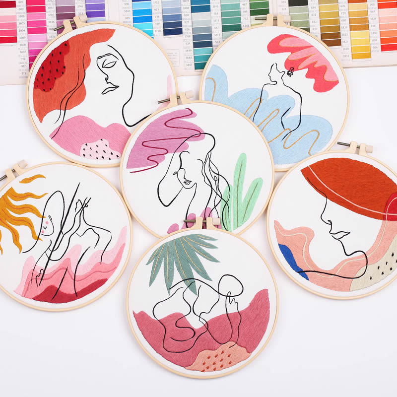 Art Embroidery Diy Embroidery Kit Punch Needle